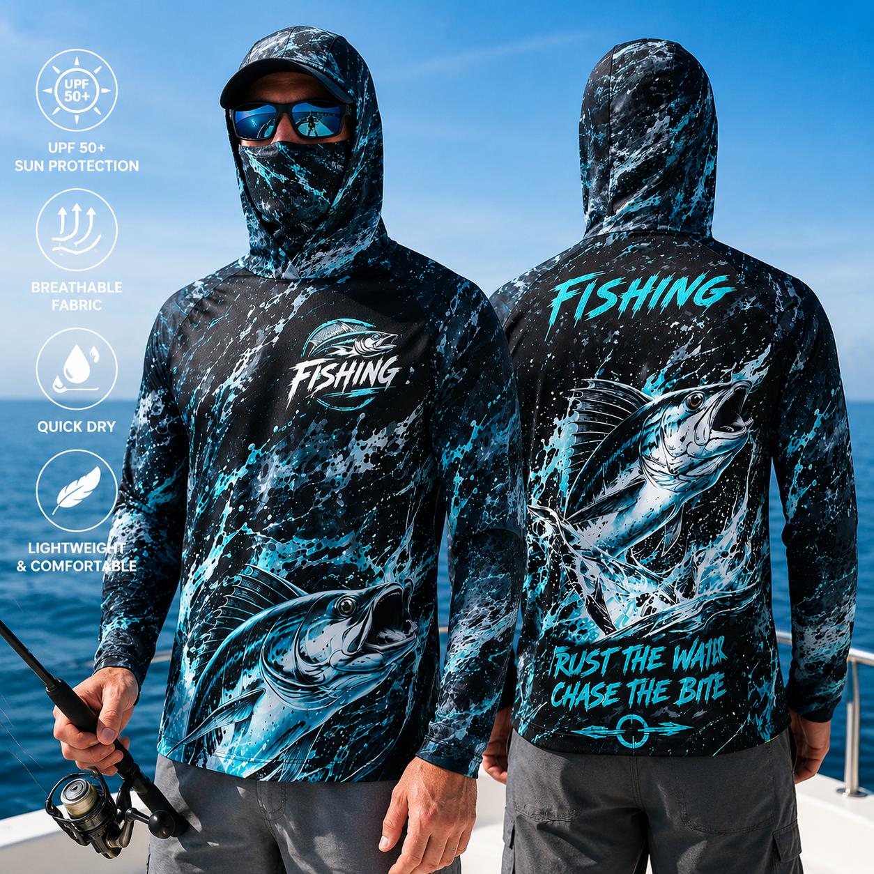 Легкая дышащая рыболовная футб – обзор и цена Fishing Mask Sun Protection