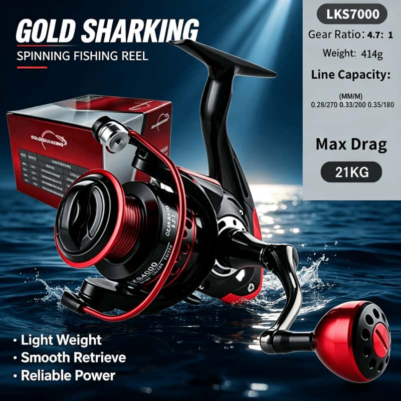 GOLD SHARKING-Спиннинговая кат – обзор и цена Daiwa Reel Fuego