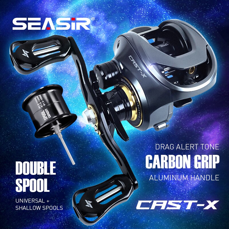 SEASIR Cast-X Baitcasting Reel – обзор и цена Abu Garcia Reel Max