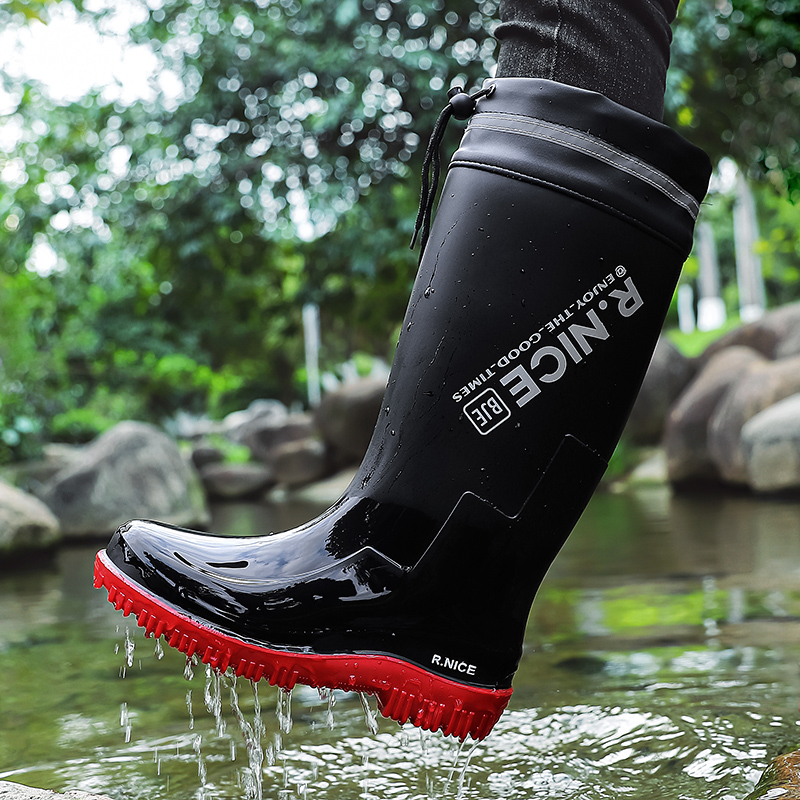 Мужские модные уличные дождевы – обзор и цена Fishing Boots