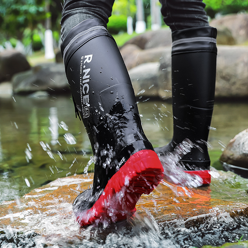 Мужские модные уличные дождевы – обзор и цена Fishing Boots